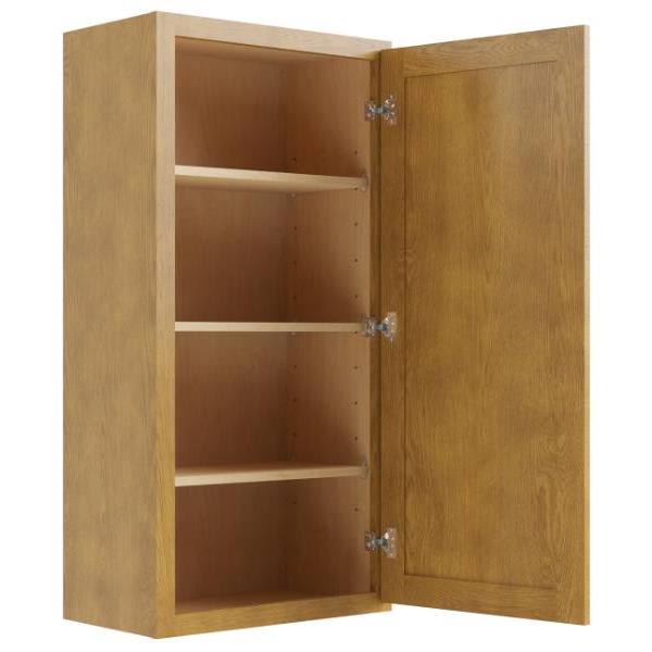 Cnc Cabinetry Country Oak Wall Cabinet 21w X 42h