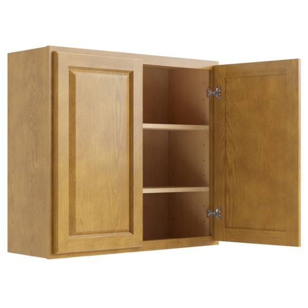 Cnc Cabinetry Country Oak Wall Cabinet 36w X 42h