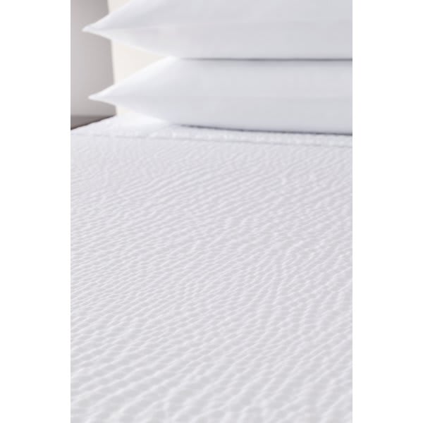Standard Textile Wyndham Cumulus Top Cover, King Wide, White, Case Of 24