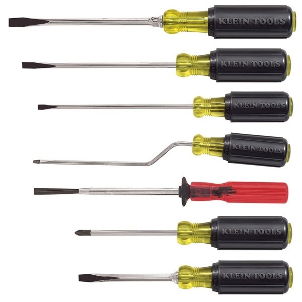 Klein Tools® Steel Multi-Purpose Non-Magnetic 7-Piece Screwdriver Set