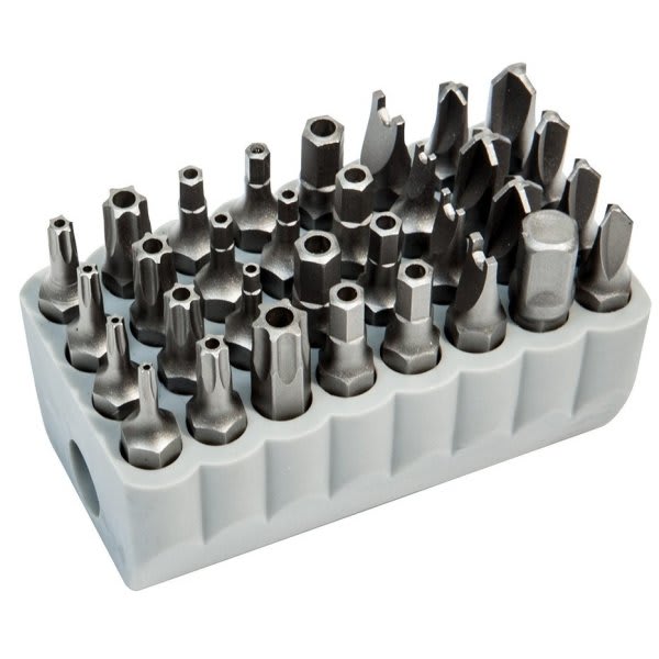 Klein Tools® Steel 32-Piece Tamperproof Bit Set