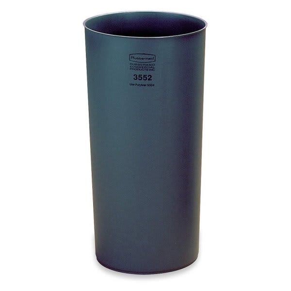 Rubbermaid 22 Gal. Gray Rigid Liner W/ Rim Containers (4-Pack)