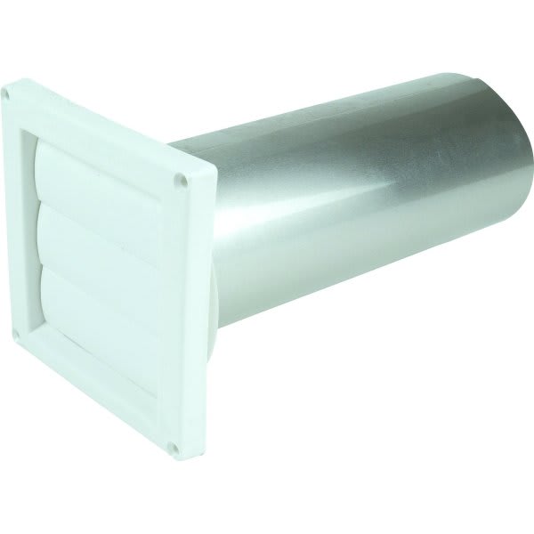 Deflecto® Deflecto InWall Dryer Vent Box With 4" Diameter Aluminum Connector HD Supply