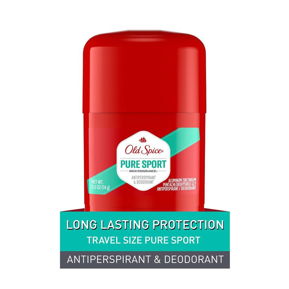 Gillette Old Spice Pure Sport Antiperspirant Deodorant 0.5 Oz Case Of 24