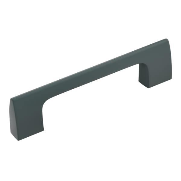 Amerock Riva 3-3/4 In, 96 Mm Center Matte Black Cabinet Pull