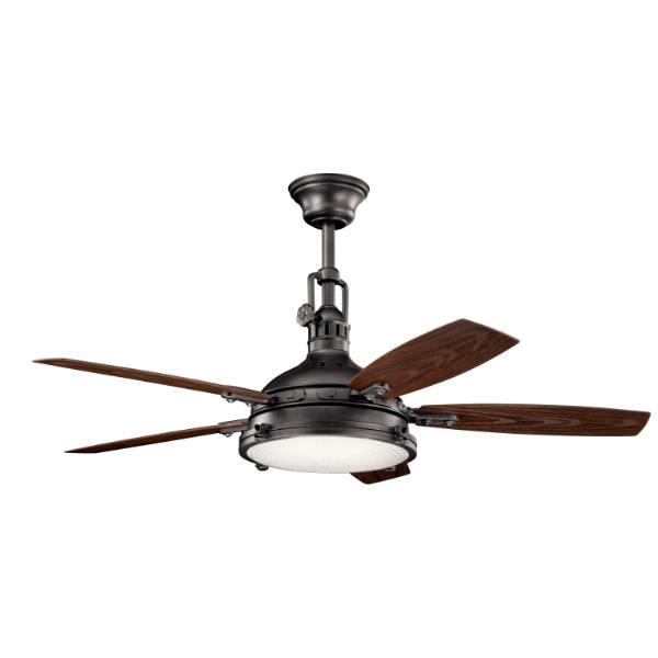Kichler® Lucian 52 In. 5Blade Led Ceiling Fan W/ Light (Polished