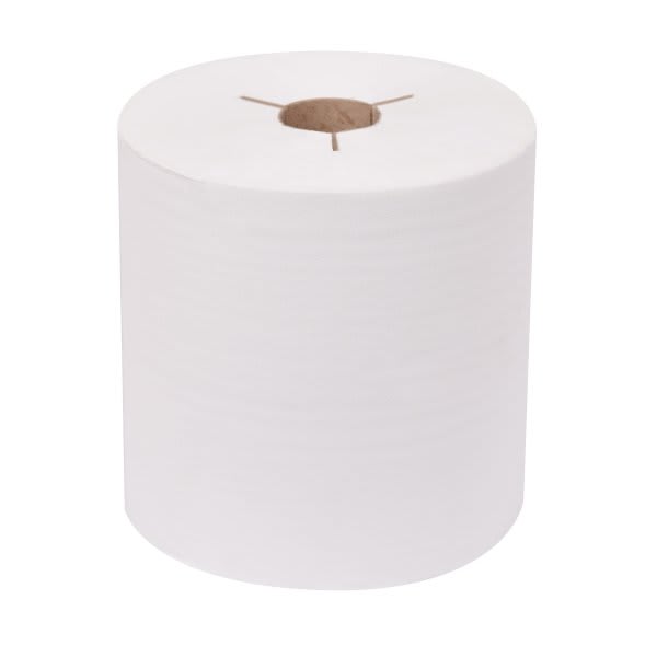 Renown Premium 8 Inch Bright White Luxry Paper Towels 600 Ft/Rl, Case Of 6