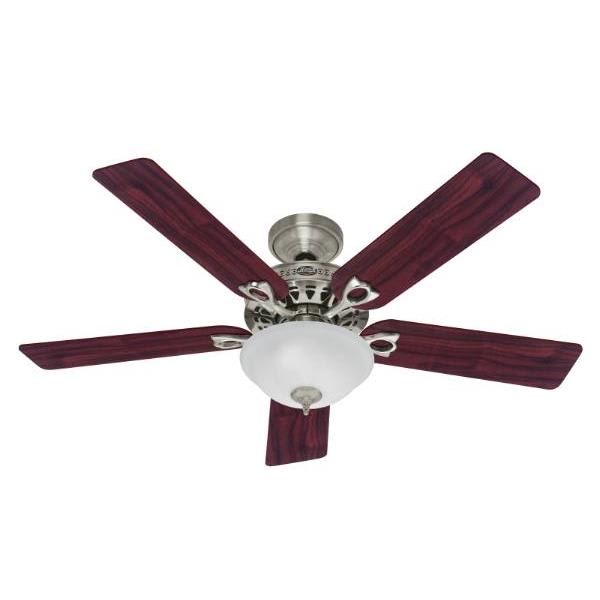 Hunter Antero 54 In. Led Indoor Brushed Nickel Ceiling Fan With Light