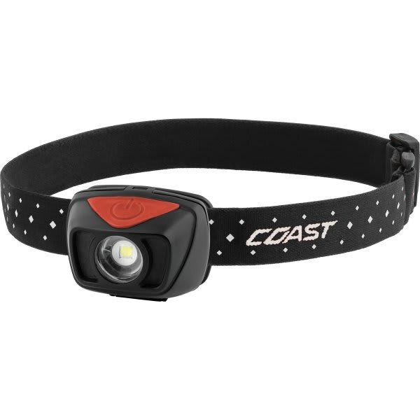 Coast® Hl40 LED Headlamp Wide Angle Flood Beam Optic, Hinged Beam