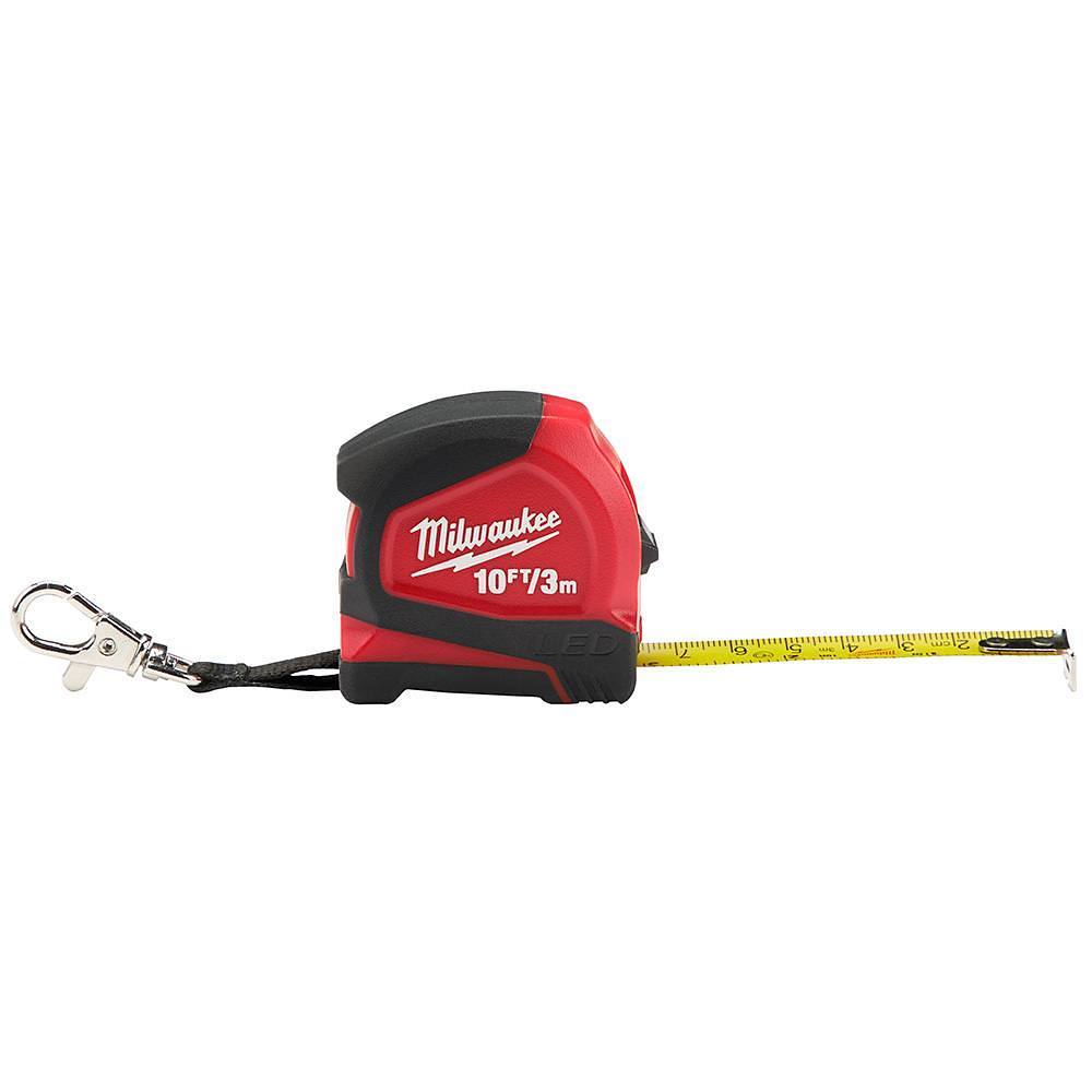 Milwaukee 10 Ft./3M Keychain Tape With LED