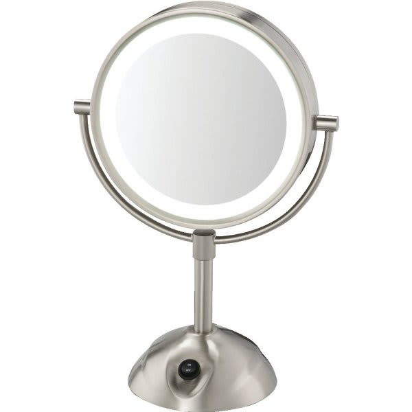 Conair™ Two-Sided Satin Nickel Led Lighted Vanity Mirror
