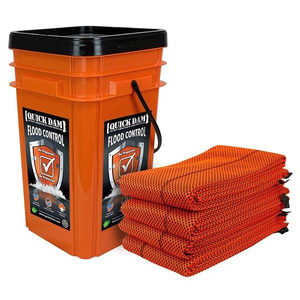 Quick Dam Grab And Go Water Barriers 10ft Hi Vis