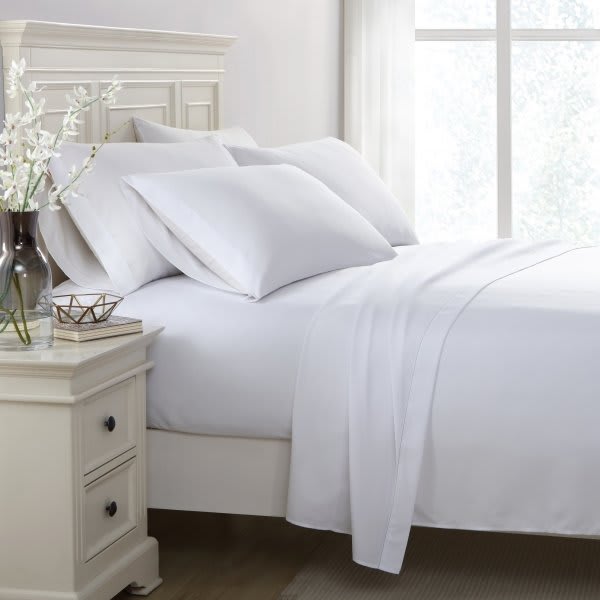 IHG IIHG HI, HIE, SBS, CWS T210 Flat Sheet Queen 98x109 FS White Case