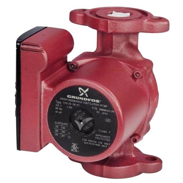 Grundfos 3-Speed Circulator Pump Hydronic Recirculator