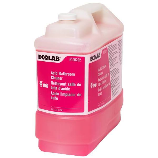 Ecolab® 73 Disinfecting Acid Bathroom Cleaner, 2 Liter, Case Of 2 HD