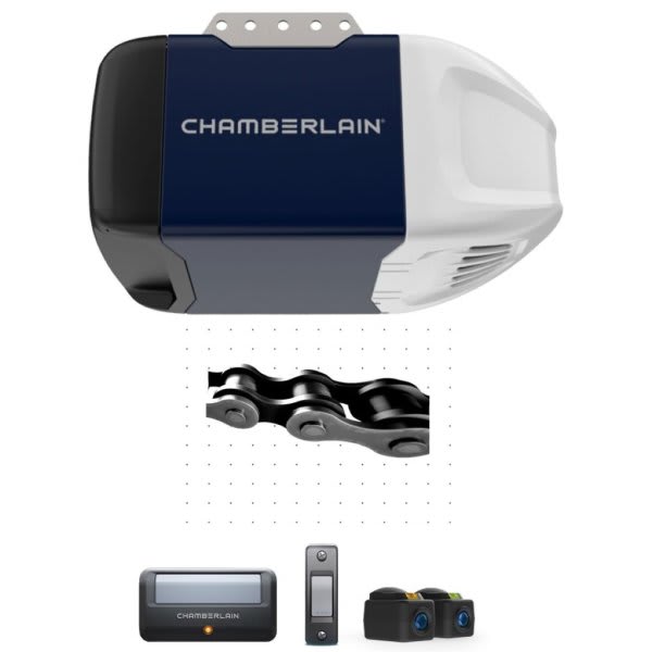 Chamberlain LED 2000 Smart Garage Door Opener with Battery Backup