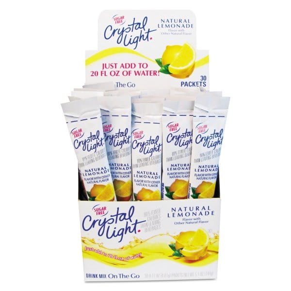 Crystal Light® 30 .17 Oz Packets/Box Lemonade Flavored Drink Mix Pack Of 30