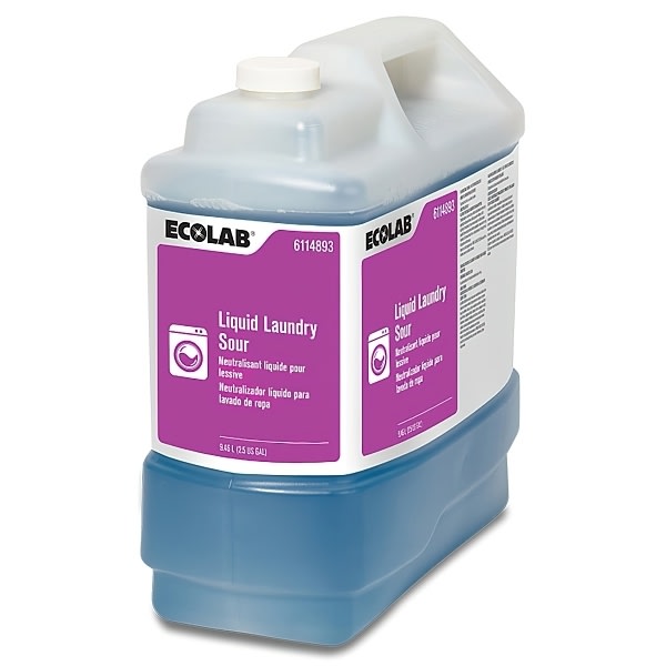 Ecolab® Liquid Laundry Sour With Iron Control 5 Gal HD Supply