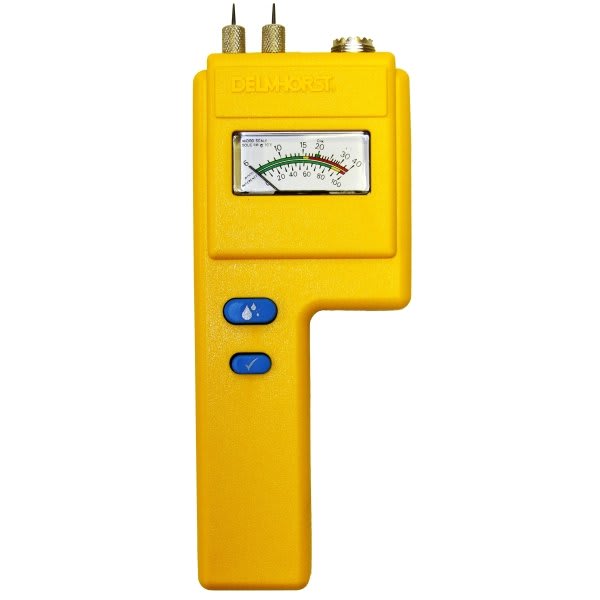 Delmhorst Analog Pin-Type Moisture Meter For Flooring And Restoration