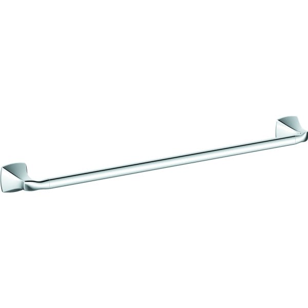 Lenape White Plastic Spring Loaded Towel Bar 3/4 X 24" HD Supply