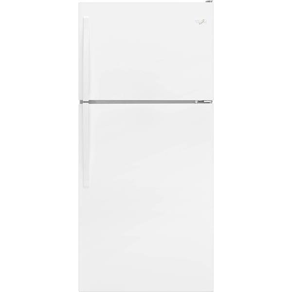 Whirlpool ENERGY STAR 18 cu. ft. 30 In. W Top Freezer Refrigerator, White, ADA