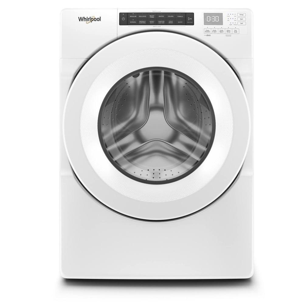 Whirlpool ENERGY STAR 4.3 cu. ft. Stackable Front Load Washing Machine, Closet Depth, White, ADA