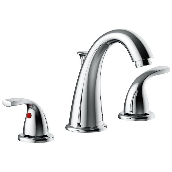 Seasons Raleigh 1.2 GPM 2-Handle Quick Install Widespread High-Arc Bathroom Faucet With Pop Up Drain, Chrome