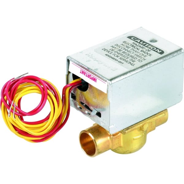 Honeywell 24 Volt Hydronic Zone Valve With 1/2" Connections Spst End Switch