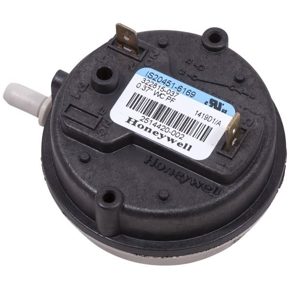 A. O. Smith® Air Pressure Switch .37 Inch Water Column Normally Open
