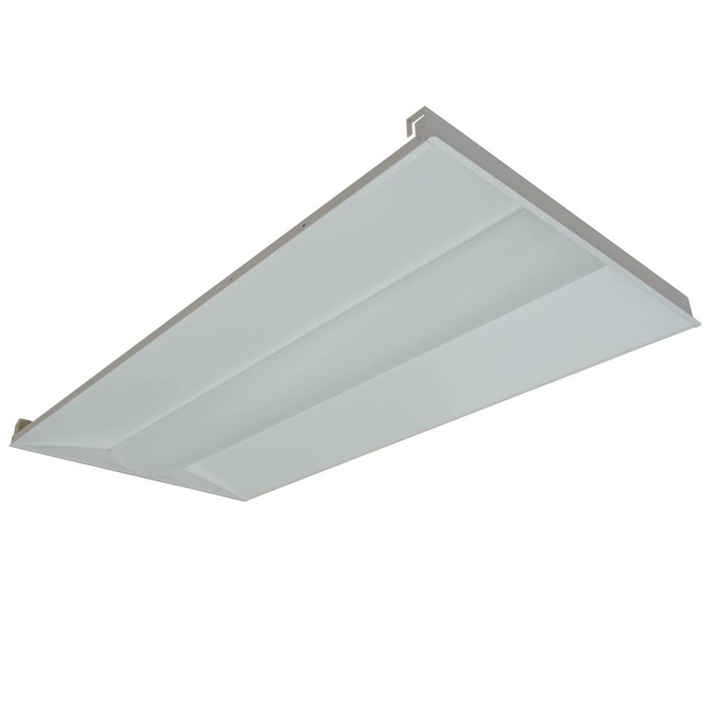 Simply Conserve 5625-Lum 2x4-Ft Adjustable Watt/CCT LED Troffer Dlc Package Of 2