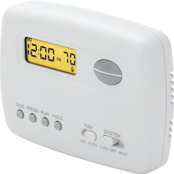 Aowel 2 Heat/ 1 Cool Non-Programmable Thermostat For Home Heat Pump