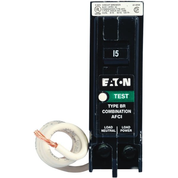 Eaton Br 15 Amp Single-Pole Combination Arc Fault Circuit Breaker
