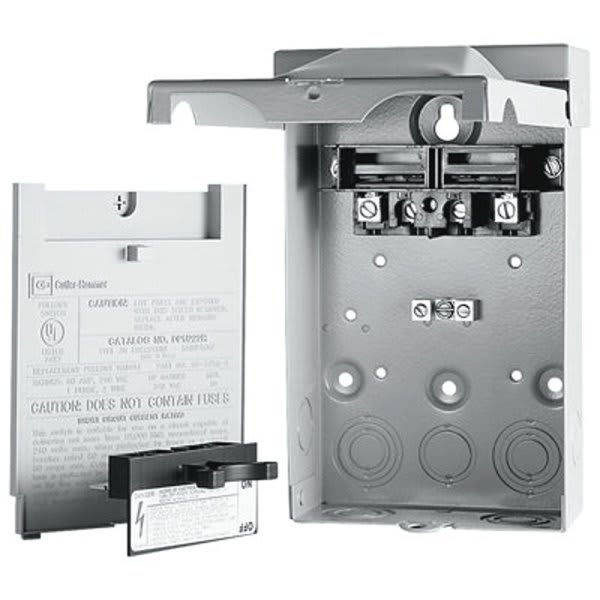 Eaton 60 Amp Ac Disconnect Non Metallic Non Fuse HD Supply