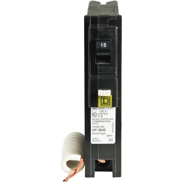 Square D Homeline 15 Amp SinglePole Gfci Circuit Breaker HD Supply