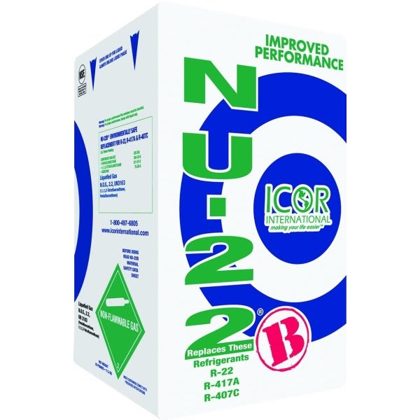 Icor International Nu-22b Refrigerant, 25 Lb. Cylinder