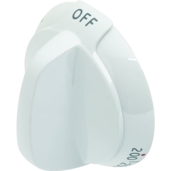 GE Gas Oven Thermostat Knob White, Part # Wb03k10220