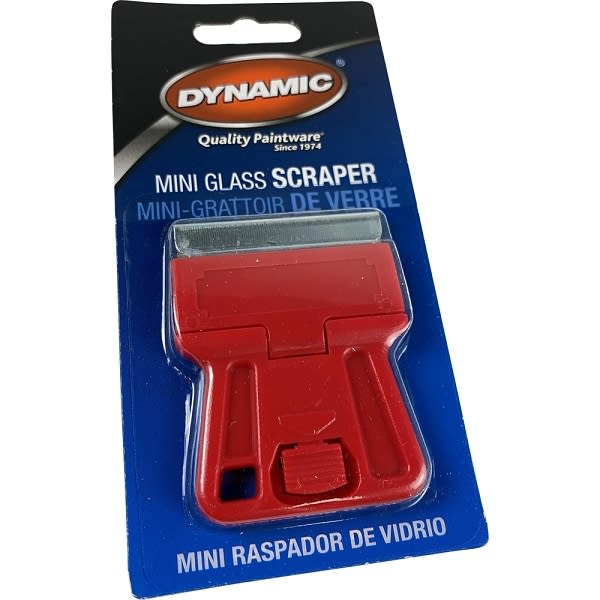 Dynamic Dyn11306 Mini Glass Scraper, Carded