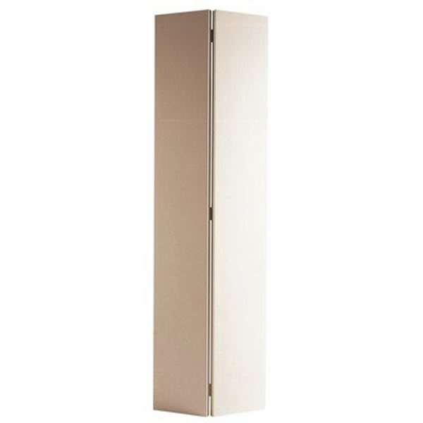 Masonite 24 In. X 80 In. X 1-3/8 In. Painted White Flush Hollow Core Hardboard Bifold Interior Door