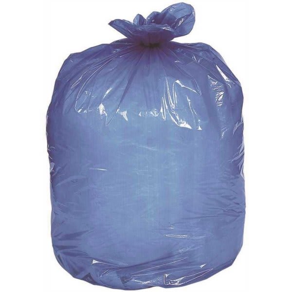 Berry Global 20 Gal. High-Density Blue Trash Bags, 10 Rolls Of 25, Case Of 250