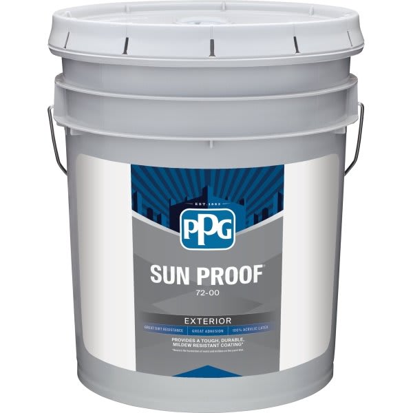 PPG Architectural Finishes SUN PROOF Exterior Latex Flat Paint, White