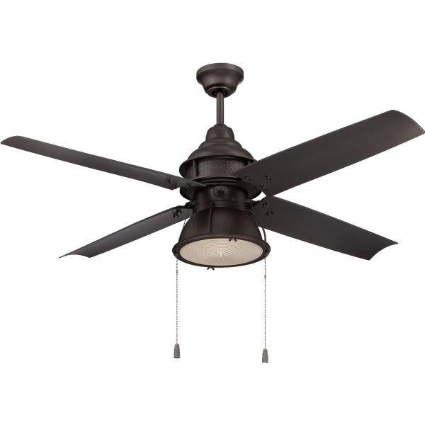Hampton Bay Rothley Ii 52 In Led Matte Black Ceiling Fan With Light Kit