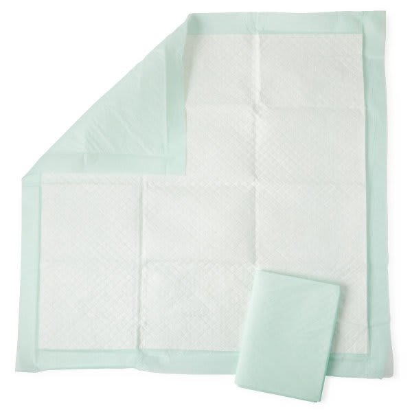 Medline Disposable Deluxe Fluff And Polymer Underpad Quilted 36" X 36"