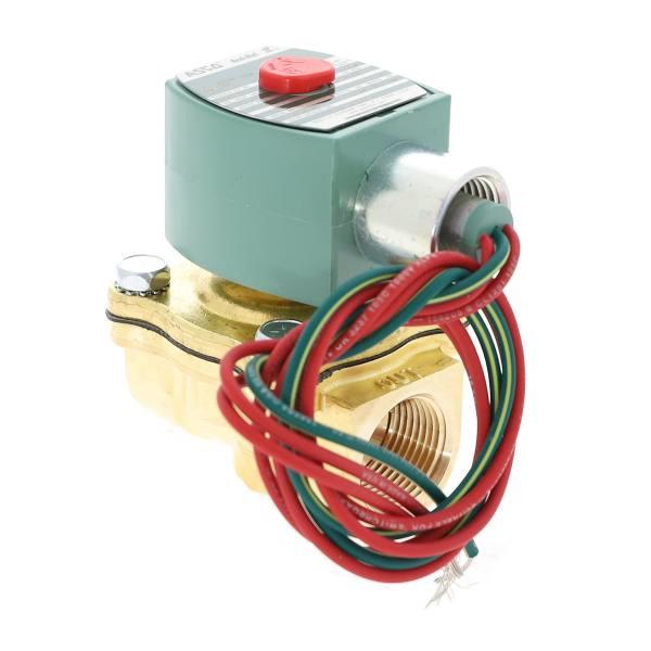 Asco 2 Way Closed 3/4" Npt 120vac 5 Cv 5-125psi Air Water And Light Oil