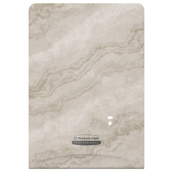 Kimberly-Clark Icon Soap And Sanitizer Dispenser, Faceplate, Warm Marble
