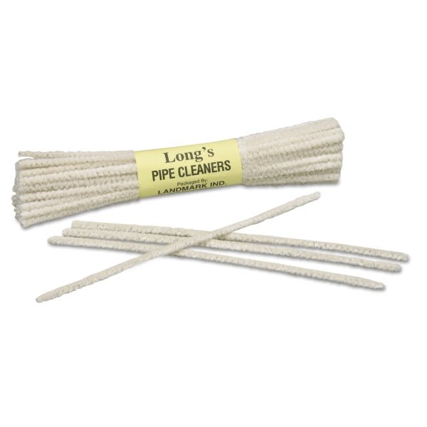 Skilcraft Tobacco Pipe Cleaner Wire/Cotton 6" X 1" White