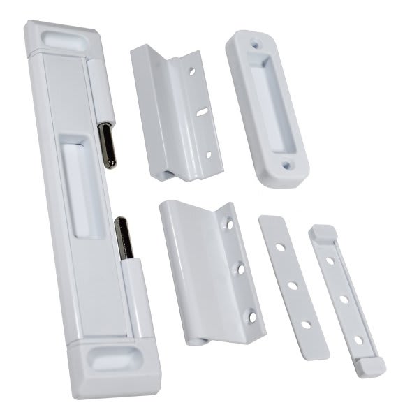 Patio Door Double Bolt Security Lock White Package Of 2