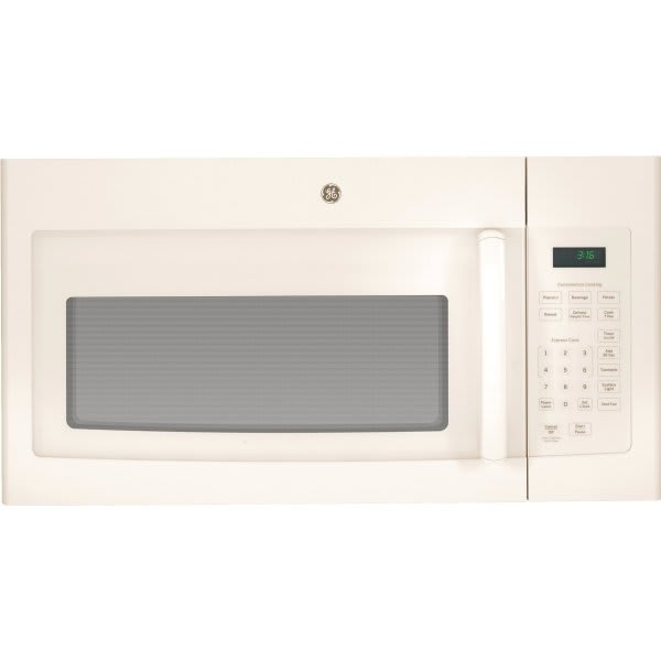 GE® 1.6 cu. ft. Over The Range Top Convertible Vent Microwave, Bisque