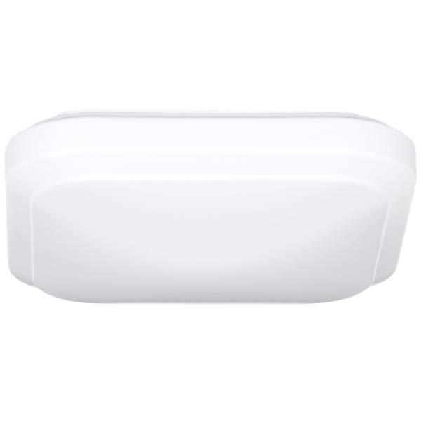 4' LED Puff w/ 35W, Low-Profile Acrylic Lens in White Steel | HD Supply