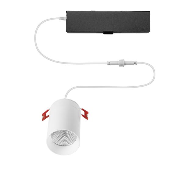 Globe Electric 6" White Flush Round Wet Rated Led Recessed Lighting Kit