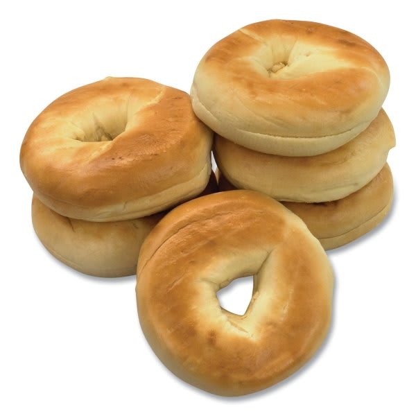 National Brand Fresh Plain Bagels Package Of 6